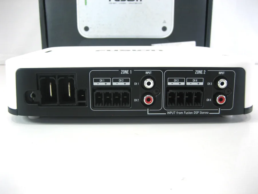 Fusion Apollo Series 4-Channel Marine Amplifier 150 watts RMS x4 New Open Box 90 Day Warranty - Image 5