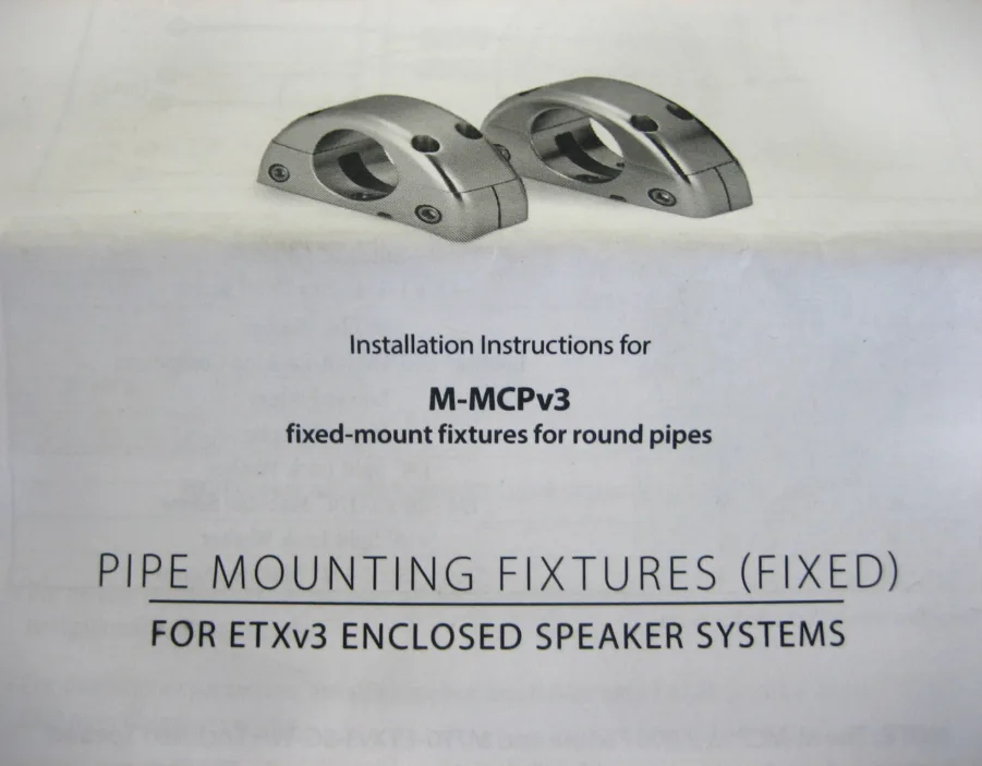 JL Audio  M-MCPv3-2.875 Enclosed Speaker System Fixture, for pipe diameter of 2.875'' New Open Box - Image 7