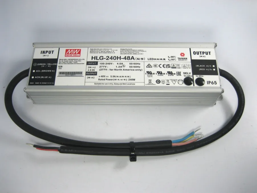 Mean Well HLG-240H-48A O/P 48Vdc 5A LED Driver Fully Tested 90 Day Warranty