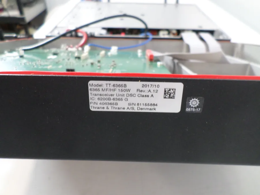 Cobham Sailor TT-6365B MF/HF 150W SSB Transceiver Unit - For Parts - Image 6