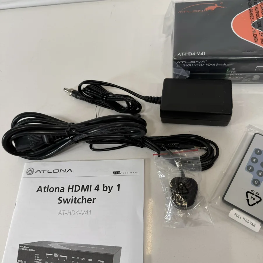 Atlona AT-HD4-V41 4X1 HDMI Switch with 3D, Arc and Ethernet - Image 6