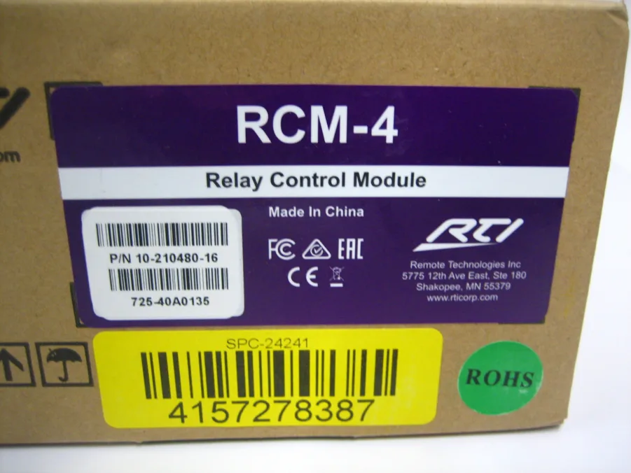 RTI RCM-4 Relay Control Module - *NEW IN SEALED FACTORY BOX* - Image 3