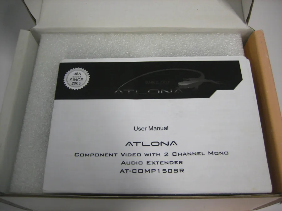 Altona AT-COMP150SR Component/Composite Over Cat5 Passive Extender w/2ch Audio - Image 5