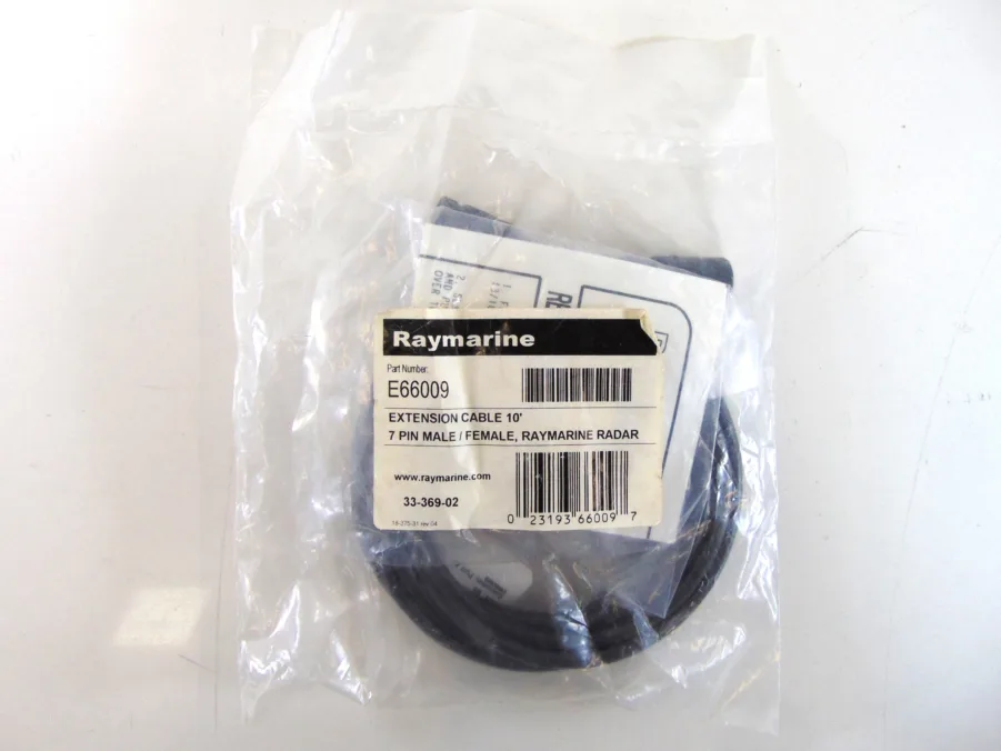 NEW Raymarine Transducer Extension Cable E66009 - 3m / 10' - 7 Pin