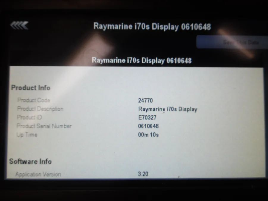 Raymarine i70s Multifunction Instrument Display E70327 Tested/Updated! - Image 9