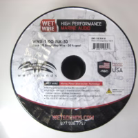 Wet Sounds Black Frosted Wet Wire 1/0G Amp Wire 50 Ft Spool NEW 90 Day Warranty