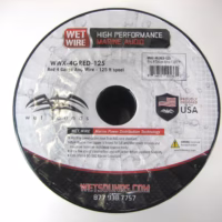 Wet Sounds Wet Wire Series Red Frost 4 Gauge Amp Wire - 33Ft Spool 90 Day Warranty