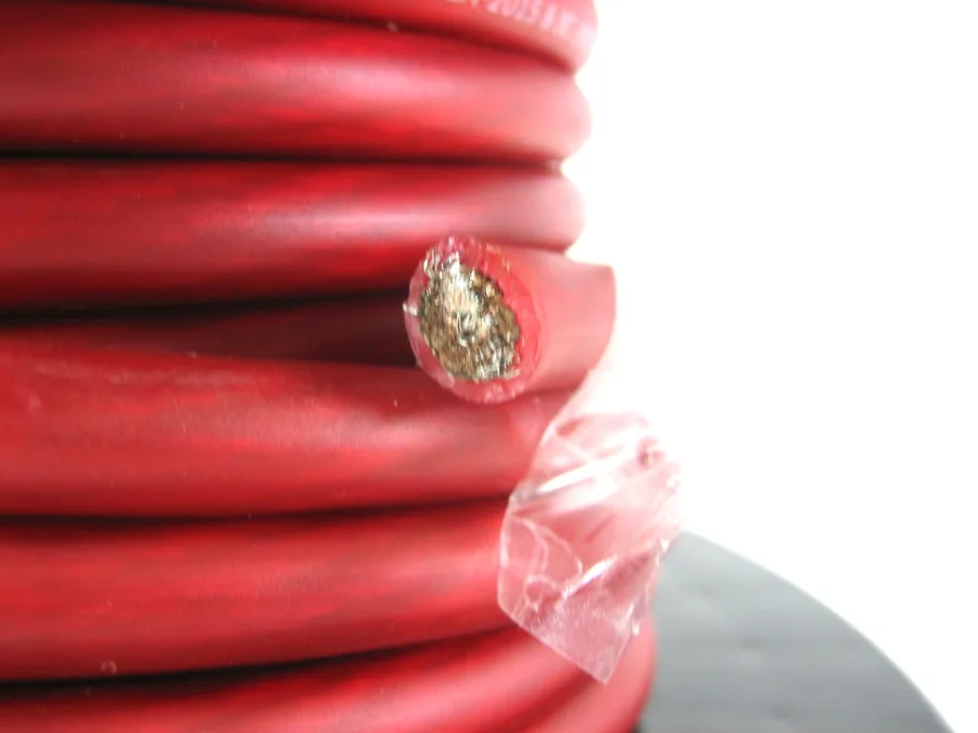 Wet Sounds Wet Wire Series Red Frost 4 Gauge Amp Wire - 33Ft Spool 90 Day Warranty - Image 5