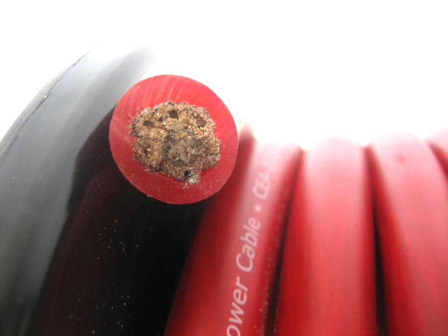 Wet Sounds Wet Wire Series Red Frost 1/0 Gauge Amp Wire - 27Ft Spool 90 Day Warranty - Image 6