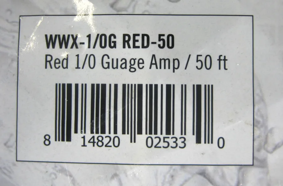 Wet Sounds Wet Wire Series Red Frost 1/0 Gauge Amp Wire - 27Ft Spool 90 Day Warranty - Image 8