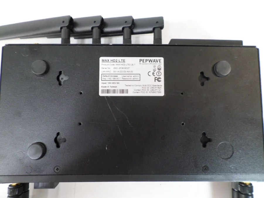 Pepwave Max HD2 LTE Dual 4G Mobile Wiresless Router MAX-HD2-LTE-UE-T Tested - Image 3
