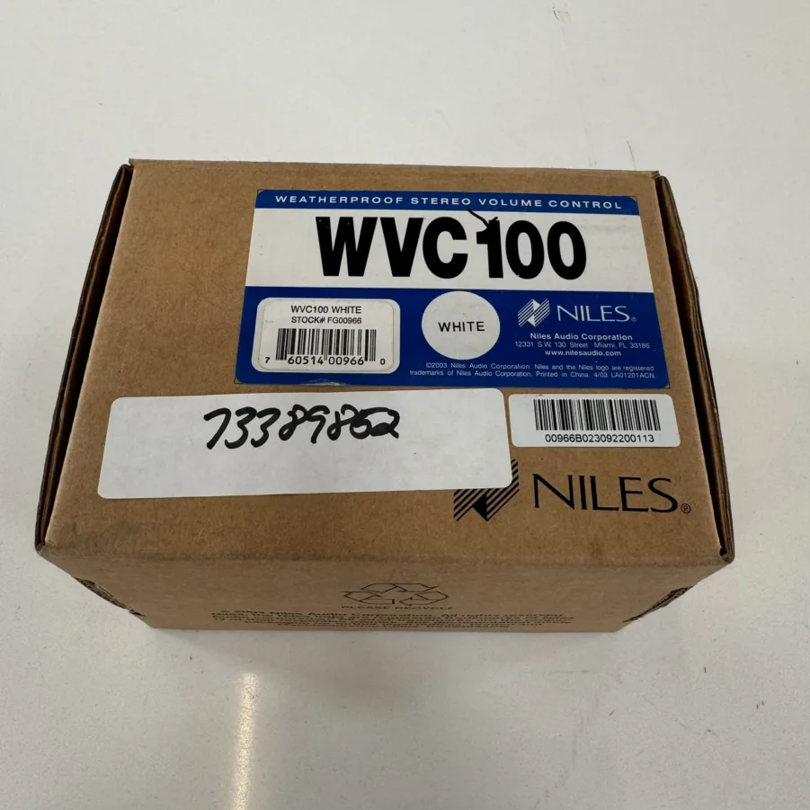 Niles WVC100 White Weatherproof Stereo Volume Control FG00966 - NEW - Image 2