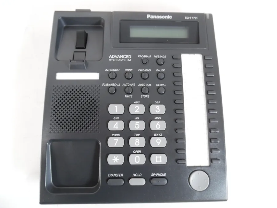 Panasonic Hybrid System Phone KX-T7731-BPP Backlit LCD 24 Programmable Buttons -NEW Open Box - Image 3