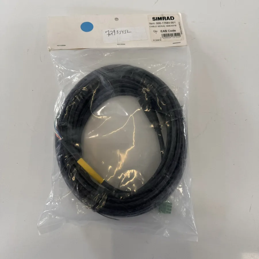Simrad 000-11584-001 10m Serial cable NMEA0183 LTW 8-way - NEW