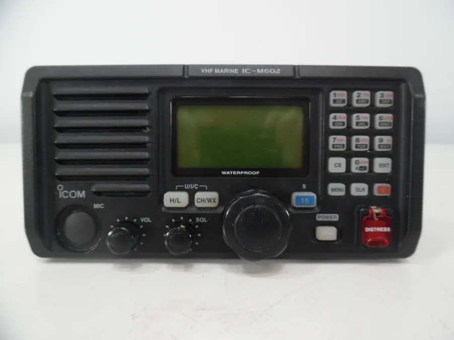 ICOM IC-M602 Marine DSC VHF Radio W/ Remote Mic Setup- Tested - Image 2