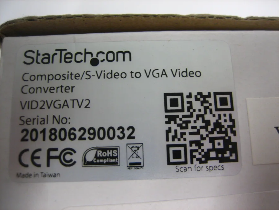 Startech VID2VGATV2 Composite & S-Video to VGA Video Converter *NEW & COMPLETE* - Image 5