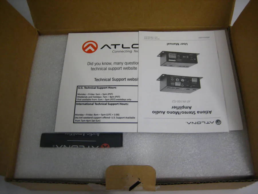 Altona AT-PA100-G2 Stereo/Mono Audio Amplifier - *NEW IN BOX* - Image 4