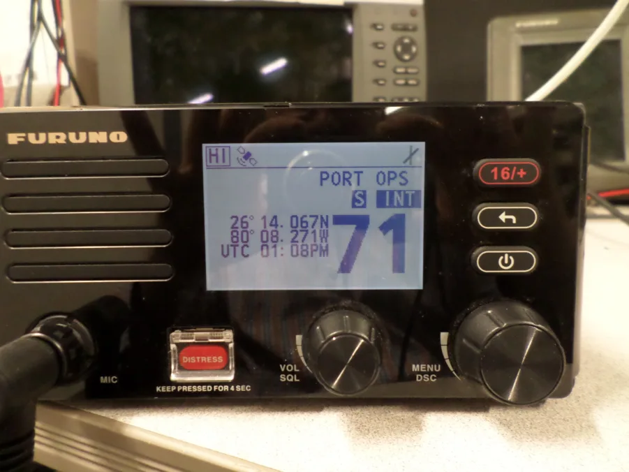 Furuno FM-4800 Marine VHF DSC Radio - Excellent Condition- Tested- - Image 5