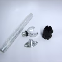 Rupp NEW PAK-0004 Threaded Antenna Support Flat Mount - 1.5" ID Collar 12" Pipe