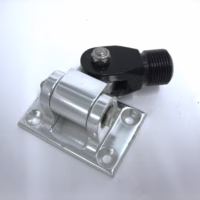 Rupp 209-1274-00 2" Four-Way Rectangle Antenna Base Assembly w/Black Clevis BLEM