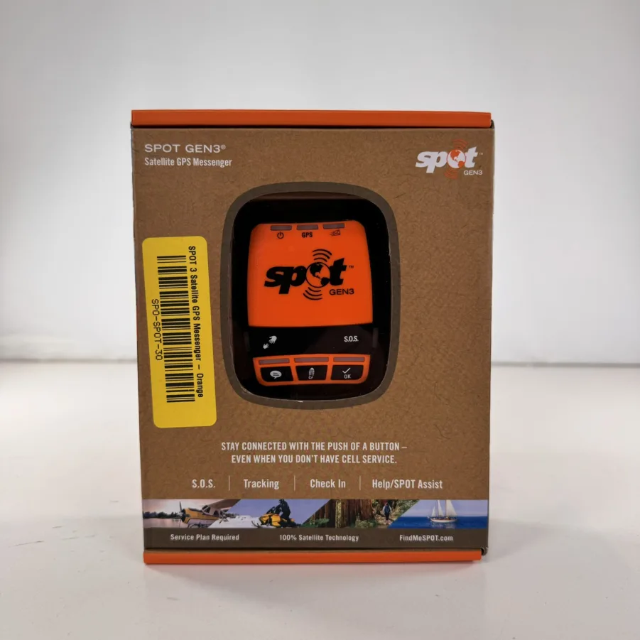 Spot Gen3 Satellite GPS Messenger - ORANGE - NEW Old Inventory - SOS Tracking