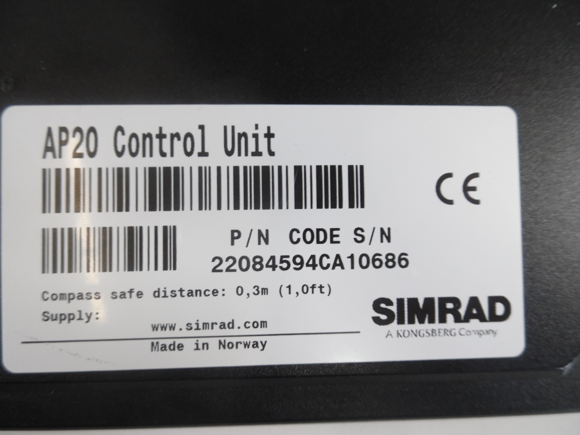 Simrad AP20 Autopilot Control Head 22084594 *MME REFURB* - Max Marine ...