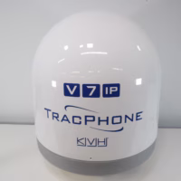 KVH V7IP Empty Dummy Dome Tapered Base For 24" Antennas W/ Mounting Adaptor