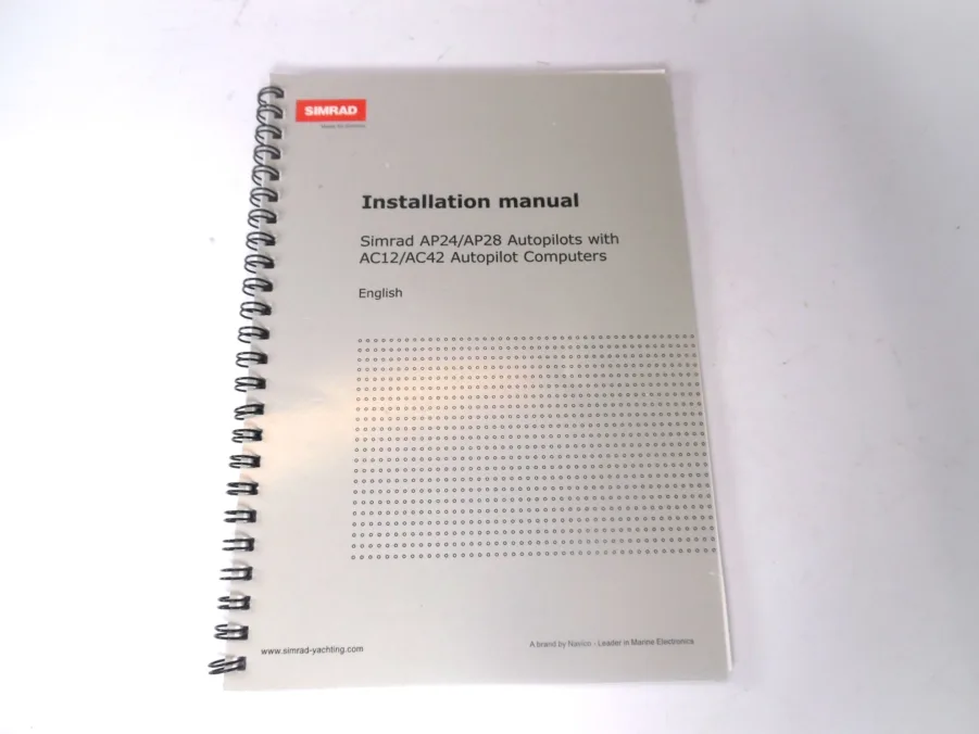 Simrad AP24/AP28 Autopilots with AC12/AC42 Autopilot Computers Installation Manual - Image 2