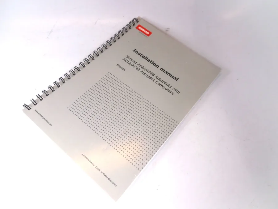 Simrad AP24/AP28 Autopilots with AC12/AC42 Autopilot Computers Installation Manual - Image 3