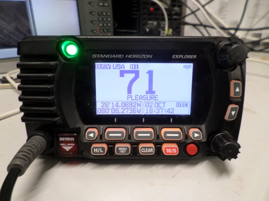 Standard Horizon Explorer GX1850 Marine VHF Radio - Tested - Image 2