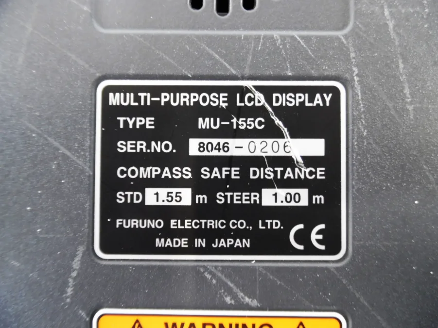 Furuno MU-155C 15″ Marine LCD Display ~ Light Grey *Tested!* - Image 15
