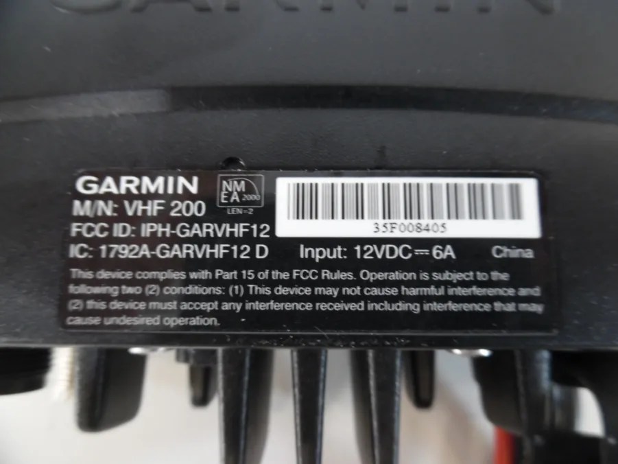 Garmin VHF200 Marine DSC VHF Radio - Tested - **Transceiver Only** - Image 8