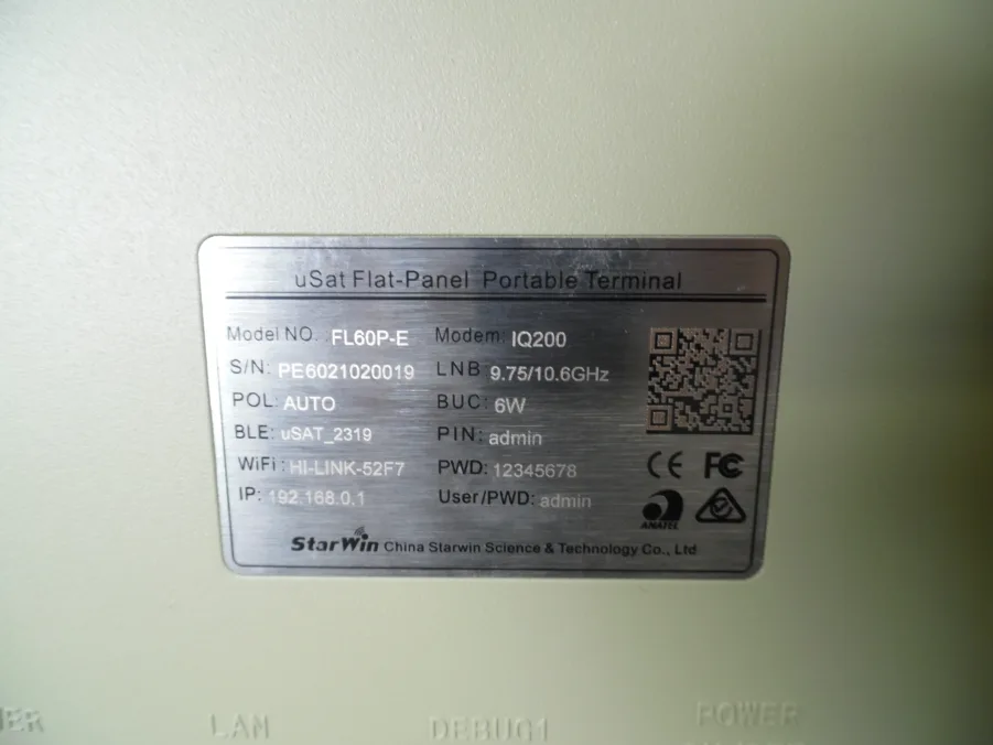 Starwin USAT FL60P-E Flat-Panel Portable Terminal For Intelsat Mobile Broadband - Image 11