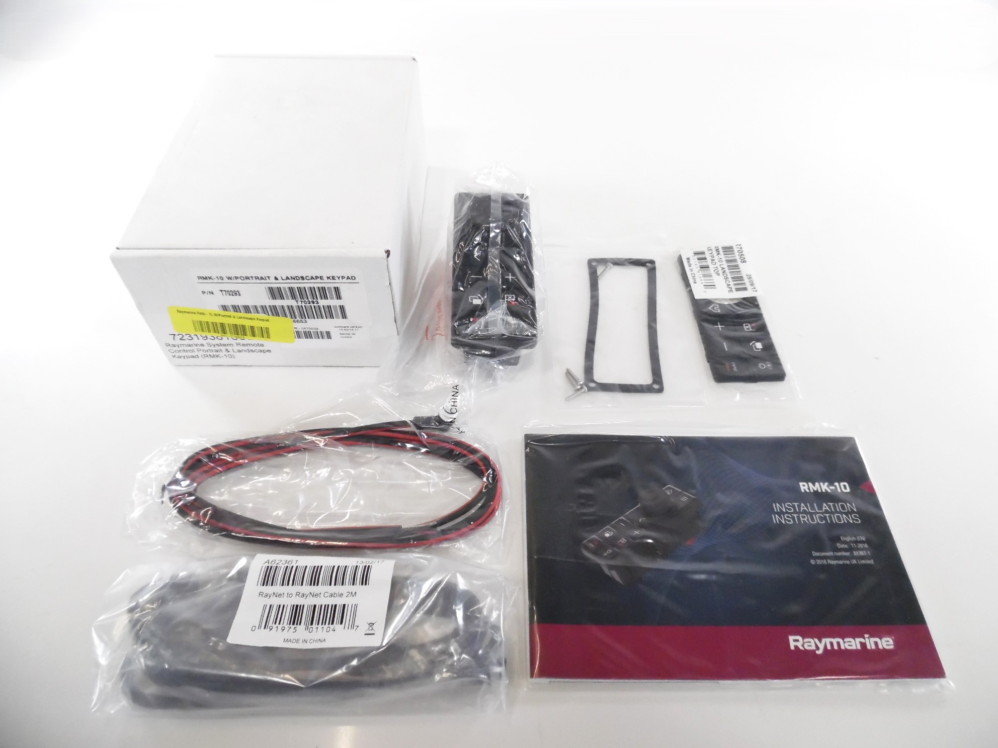 Raymarine RMK-10 Wired Remote Keypad - A80438 - New-Old-Stock - 90 Day ...