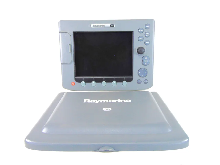 Raymarine E80 Classic Multifunction Display Unit -E02011-w/ Bezel & Sun Cover Tested/90 Day Warranty