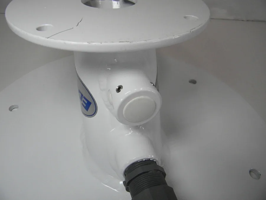 Edson 4.5" Aft Leaning Satcom Mount w/ 4 Degree Tilt f/ KVH, Intellian & Raymarine - New-Open-Box - Image 7