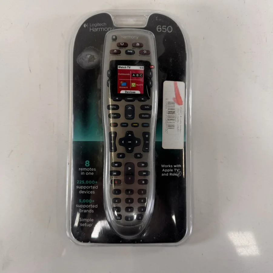 Logitech Harmony 650 Universal Remote 8 Remotes in 1 - Simple Setup