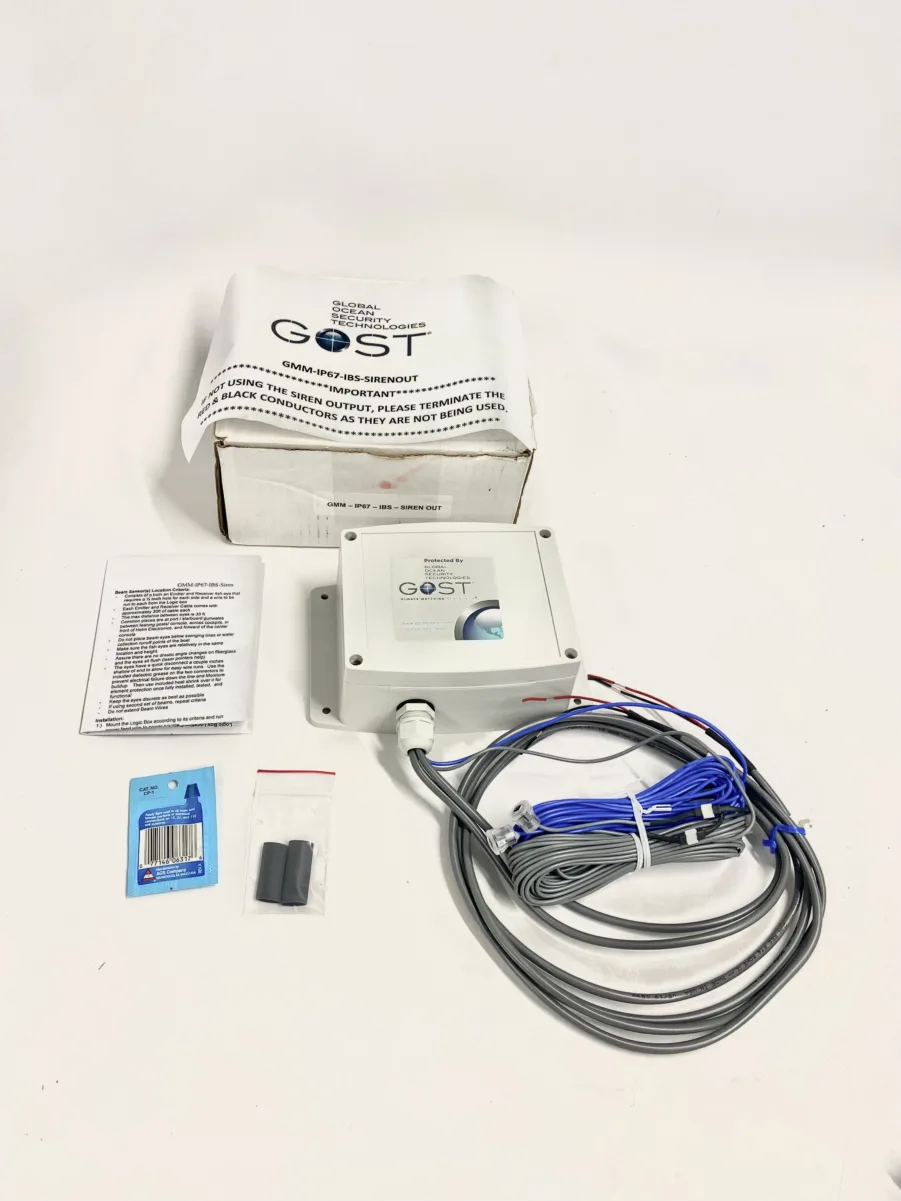 GOST GMM-IP67-IBS1-SIREN-OUT Photo Electric Beam Sensor 33' Cable NEW & COMPLETE