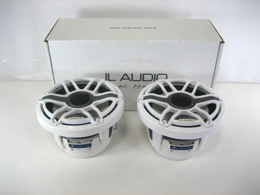 JL Audio M6-880X-S-GwGw 8.8” Marine Speakers White Sports Grille Fully Tested 90 Day Warranty - Image 2