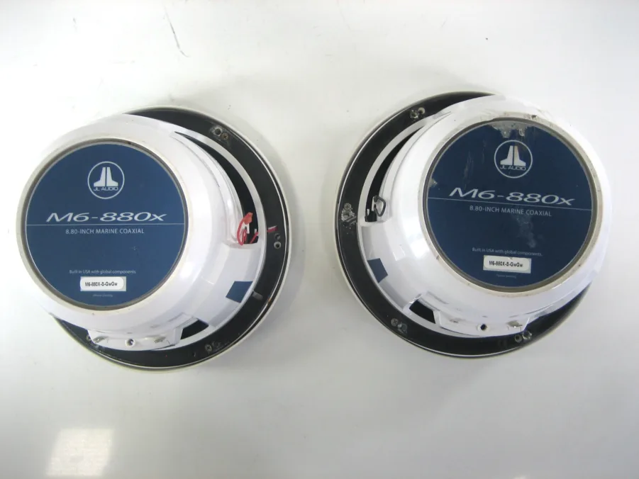 JL Audio M6-880X-S-GwGw 8.8” Marine Speakers White Sports Grille Fully Tested 90 Day Warranty - Image 8