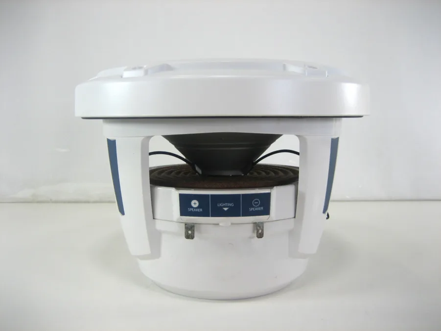 JL Audio M6-880X-C-GwGw 8.8'' Single Marine Coaxial Speaker White Trim Ring White Grille Tested - Image 3