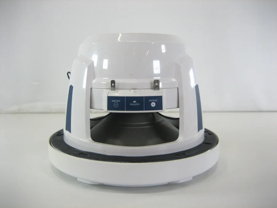 JL Audio M6-880X-C-GwGw 8.8'' Single Marine Coaxial Speaker White Trim Ring White Grille Tested - Image 9