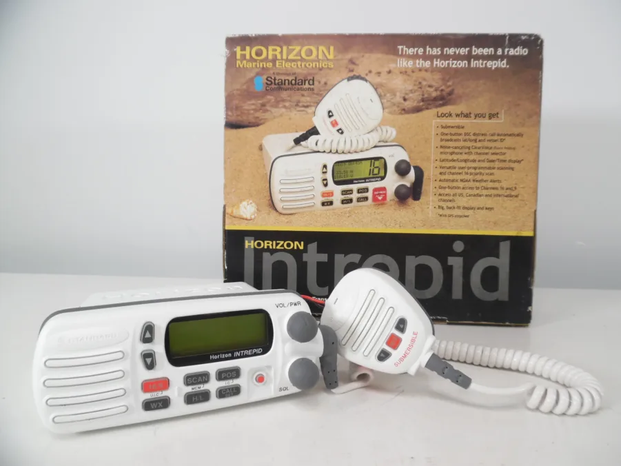 Standard Horizon GX1260S Intrepid VHF Marine Radio w/ Mic **NEW** - Tested