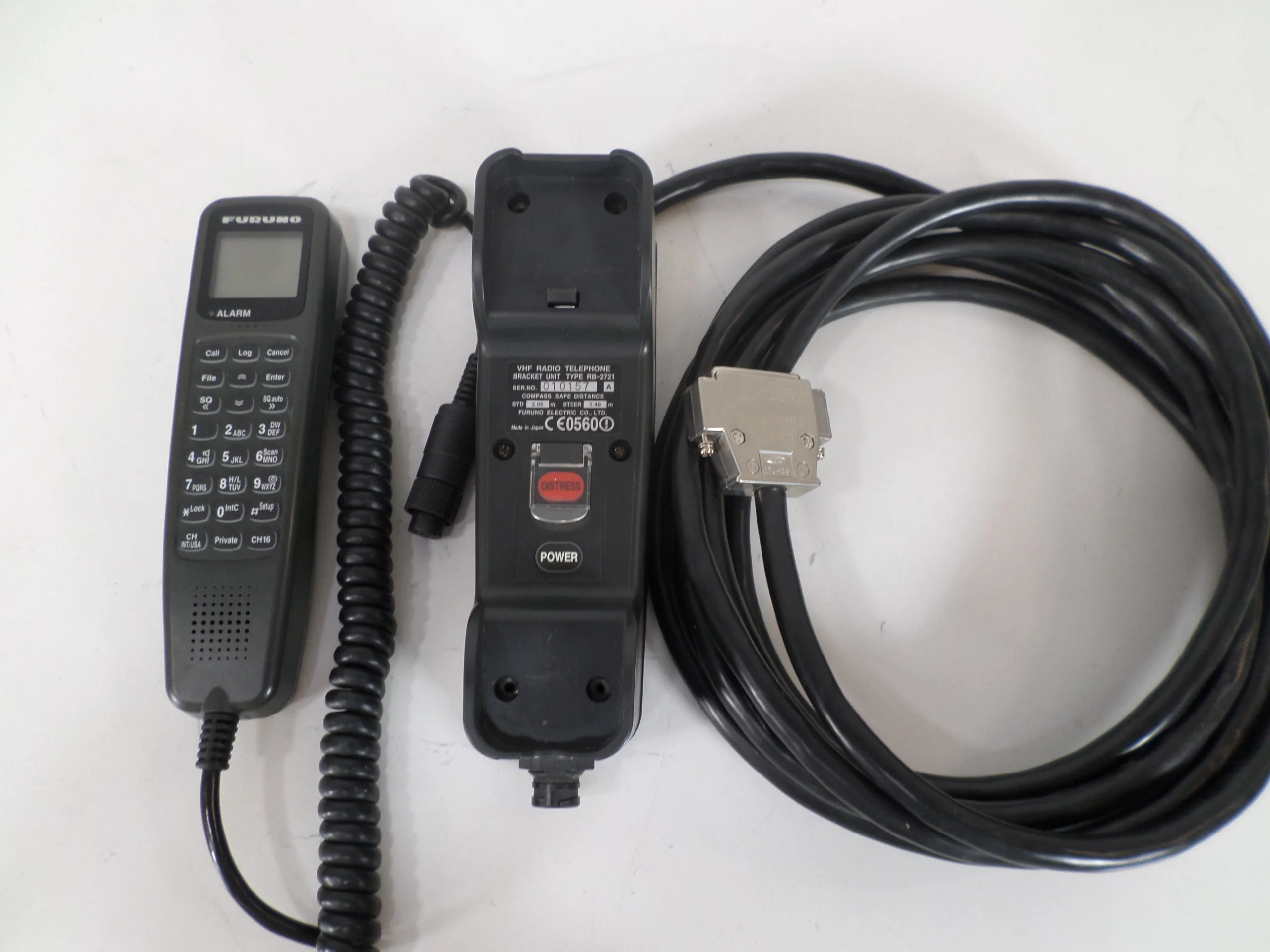 Furuno HS2721 Handset With Cradle For FM2721 Black Box Marine VHF