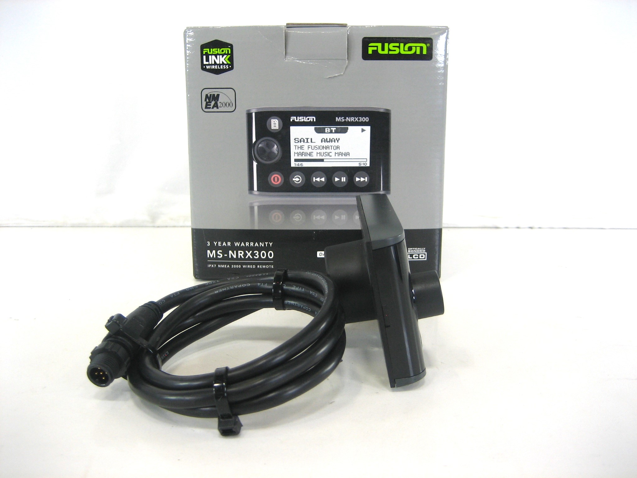 Fusion MSNRX300 Wired marine remote and NMEA 2000 repeater Fully