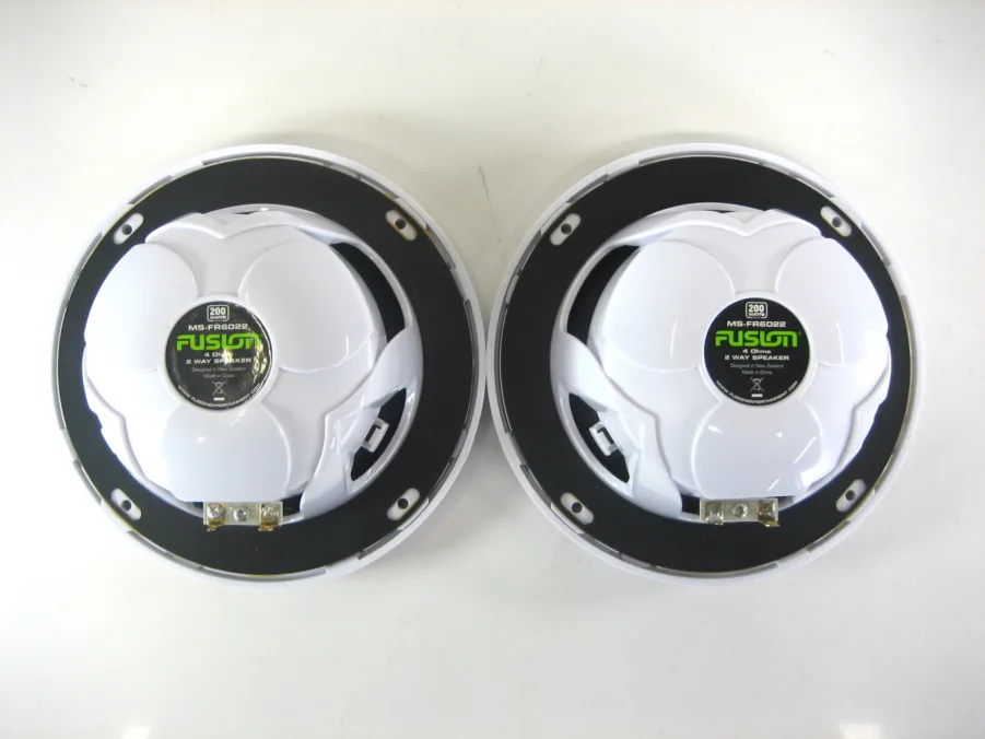Fusion FR6022 6" 2-Way Waterproof 200W Marine Speakers Pair Tested 90 Day Warranty - Image 4