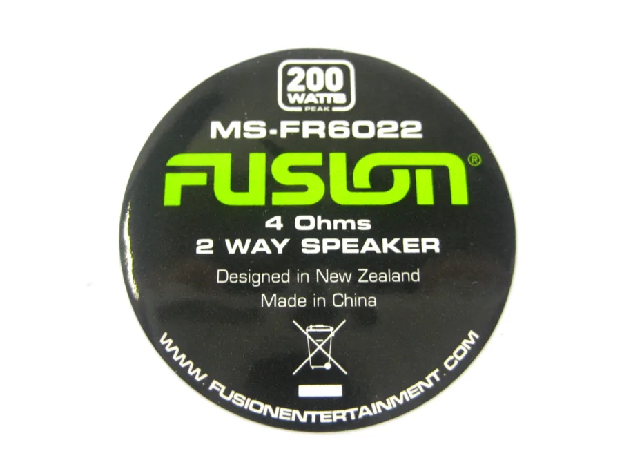 Fusion FR6022 6" 2-Way Waterproof 200W Marine Speakers Pair Tested 90 Day Warranty - Image 9