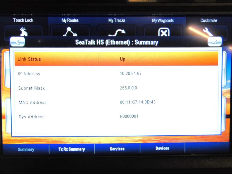 Raymarine E90W Widescreen Multifunction Display E62220 w/ Bezel & Sun Cover Tested / 90 Day Warranty - Image 12
