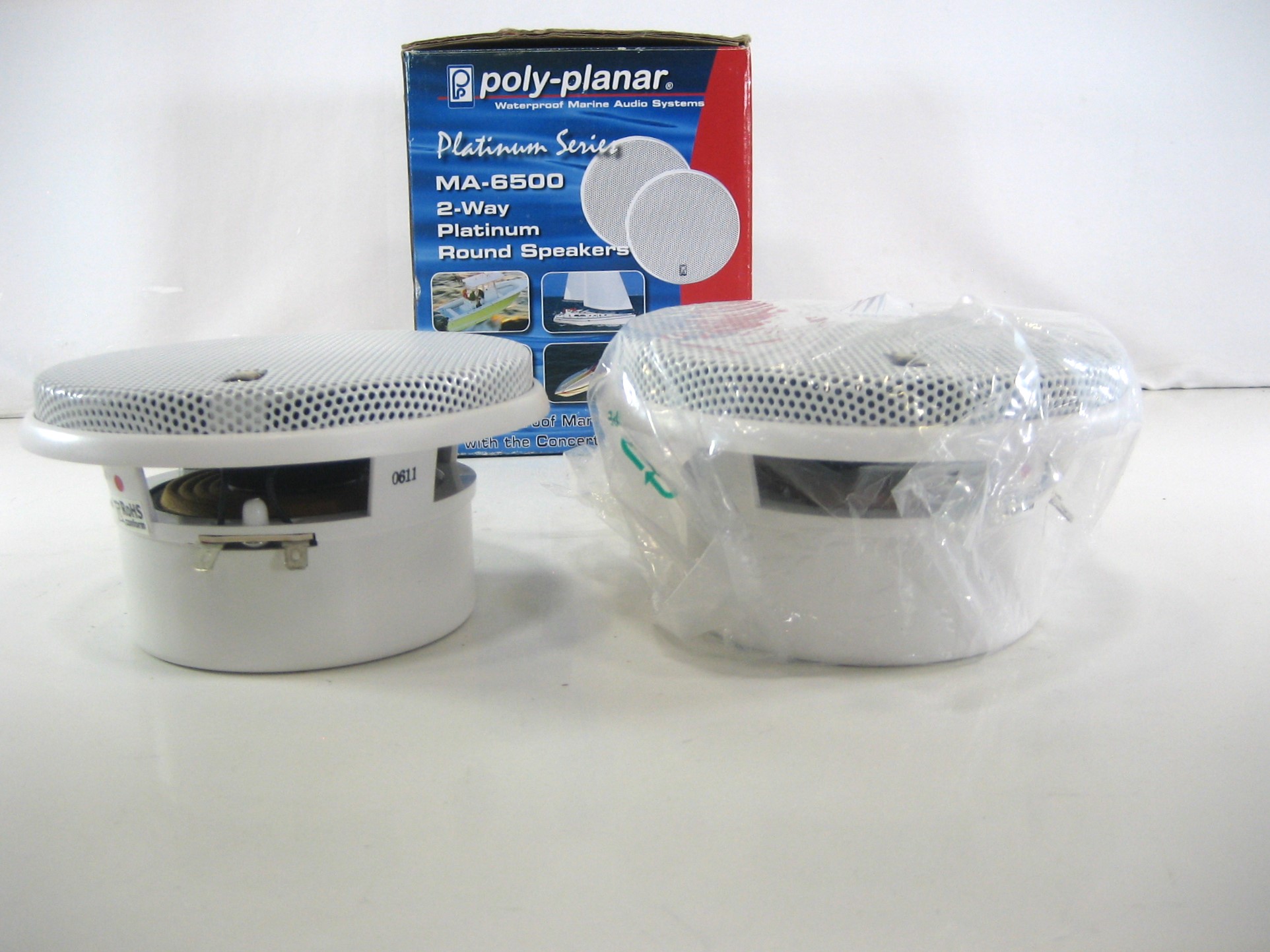 PolyPlanar Platinum Series MA6500 5 1/4″ Platinum Round Speaker New