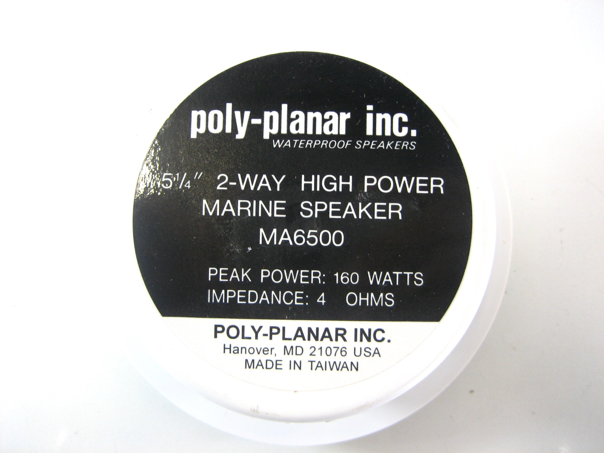 PolyPlanar Platinum Series MA6500 5 1/4″ Platinum Round Speaker New